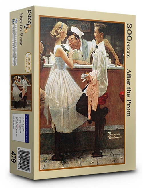 직소퍼즐 풍경 명화 오후무도회에서 300피스 PL479, 혼합색상, 1개