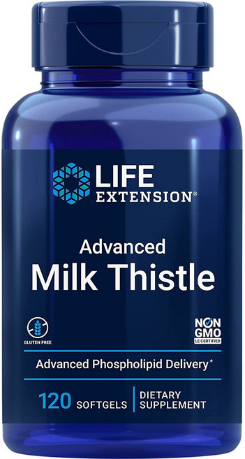 라이프익스텐션 어드벤스드 밀크시슬, 120정, 3개