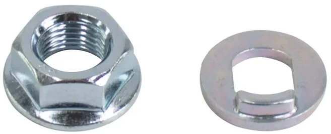 Xiaomi호환호환 M365 Pro 전면 모터 휠 너트 볼트 나사 전기 스쿠터 강철 합금 교체 부품 액세서리 용 1/2/3 쌍, [01] 1pair, 1개