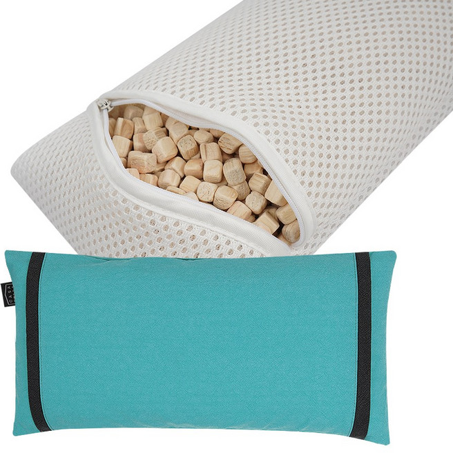 국산 숨쉬는 편백베개 편백나무 누빔 피톤치드 배게, 페퍼민트, 1개