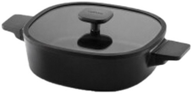 락앤락 인덕션 스퀘어 IH 전골냄비 CSQ1224, 22cm, 검정, 1개