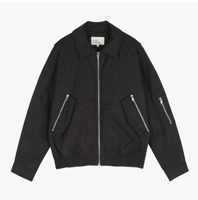 크리스크리스티 크리스크리스티 트러커 블루종 숏점퍼_BLACK / KKMCLWW0001