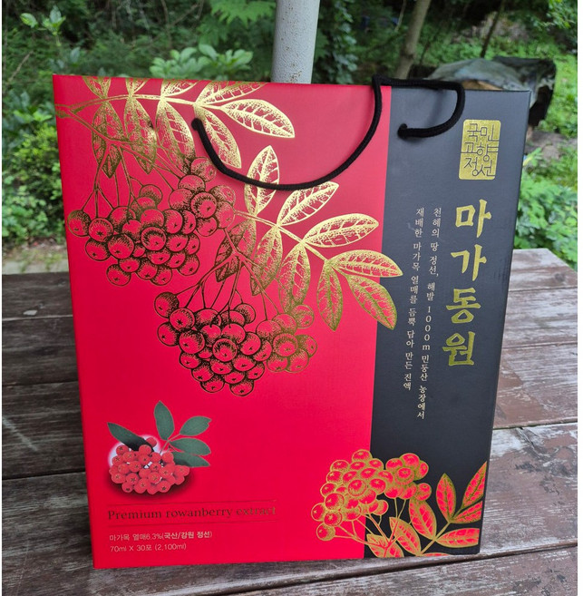 강원도 마가목열매 마가목즙 마가목진액 엑기스 마가동원 (진한맛), 30개, 70ml