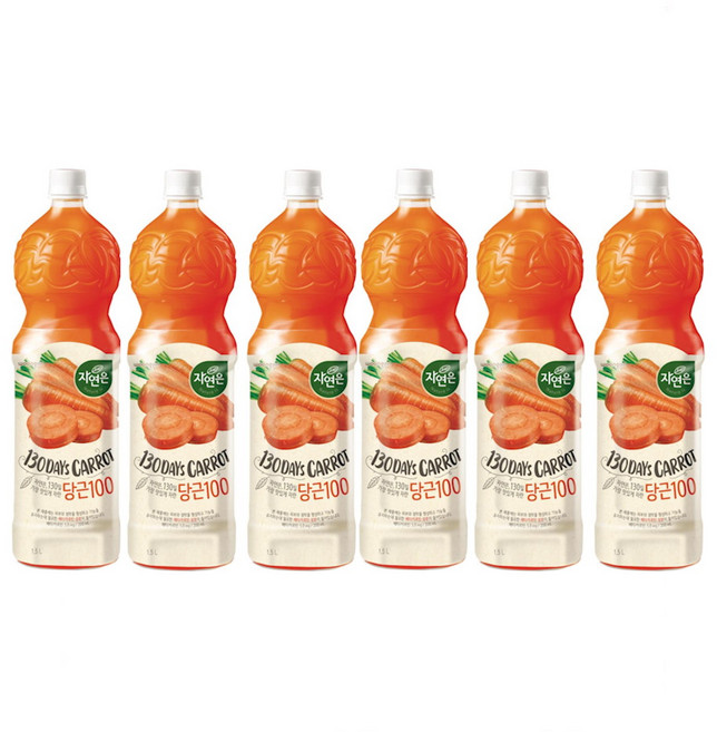 [웅진식품] 자연은 당근 1.5L x 6페트, 6개