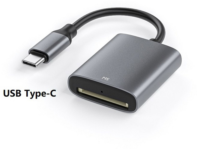 아이폰 호환 15 애플제품 Pro Air 2023과 호환되는 MS PRO DUO 어댑터용 메모리 스틱 카드 리더기 USB, USB C