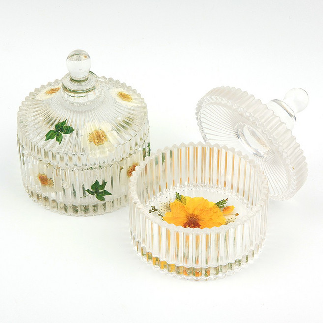 프레스코21 레진 공예 실리콘 몰드 미니 보석함, 1개