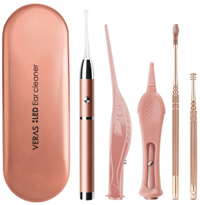 베라스 LED 이어클리너 귀이개 VE-R5, 1개