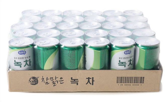 참맑은 녹차, 175ml, 60개