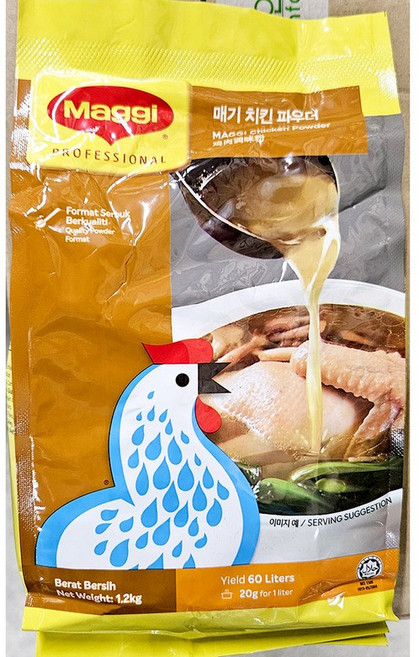 매기 치킨스톡 치킨파우더, 1.2kg, 3개