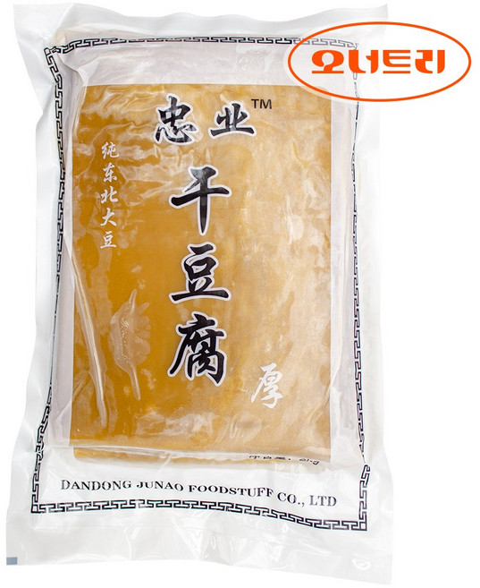 오너트리 충업 포두부 2kg 건두부 두부피 두부샐러드 업소용 대용량, 1개