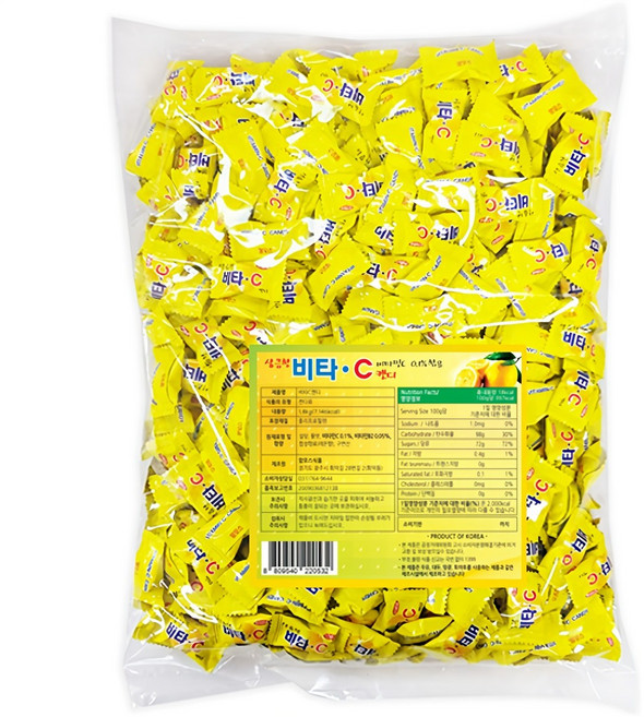 맘모스식품 비타C 캔디, 1.8kg, 1개