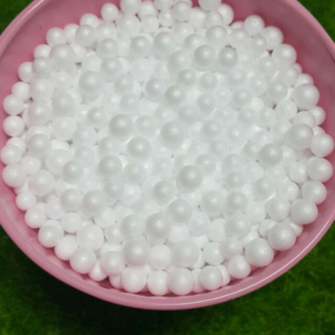 【微景小舖】保麗龍球 懶人沙發 萬聖節 聖誕節party 學校公司辦活動 特殊活動 雪花/雪景造景, 1個, 一包, 馬卡龍彩色