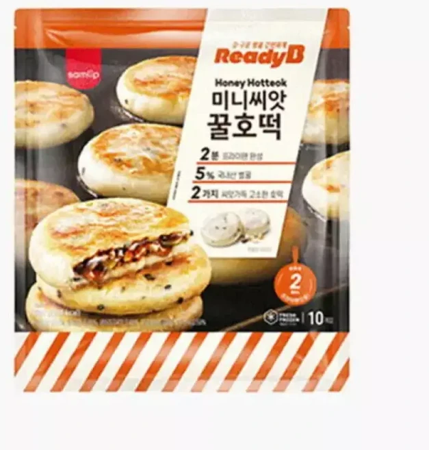 오티마트 오티삼립냉동 레디비 미니씨앗꿀호떡10입(320g) 8봉, 320g, 1개