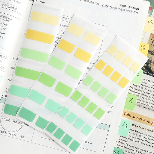 컬러 라벨 인덱스 스티커 플래그 10장세트 파일 서류 분류 탭 다꾸 문구 사무용품, 퍼플시리즈