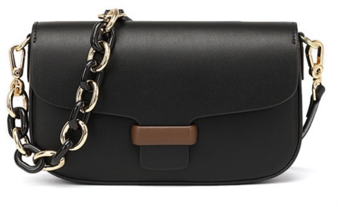 윤휘 여성 소가죽 투포인트 스트랩 스퀘어 크로스백 8008