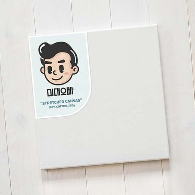 유화캔버스 정방형캔버스 미대오빠 20cm 정방면 스케치 드로잉 아트 수업