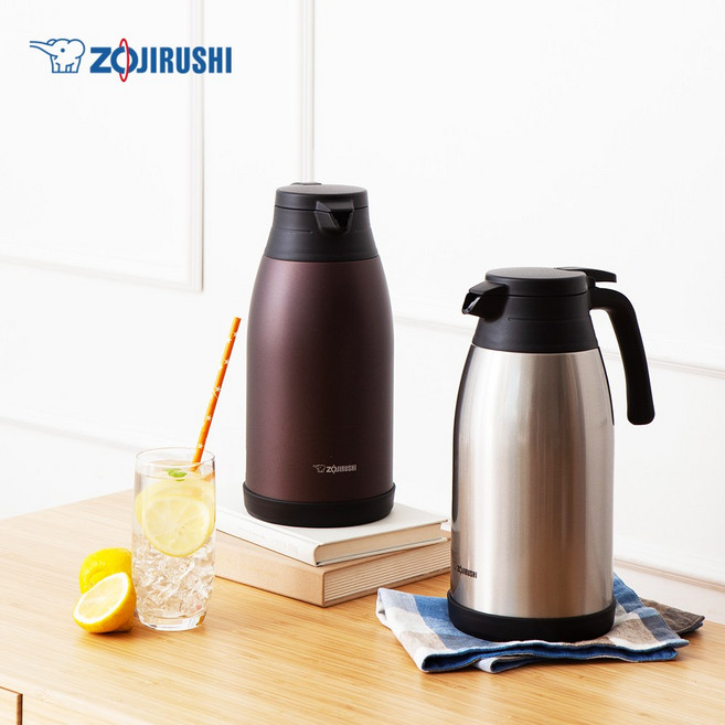 코끼리 조지루시 테이블주전자 진공단열 보온보냉 SH-RA15, SH-RA15_TA(브라운), 1개