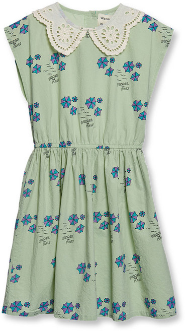 [Wander&Wonder] 원더앤원더 23SS 키즈 원피스 Lupita Dress mint beach SS23WW0222