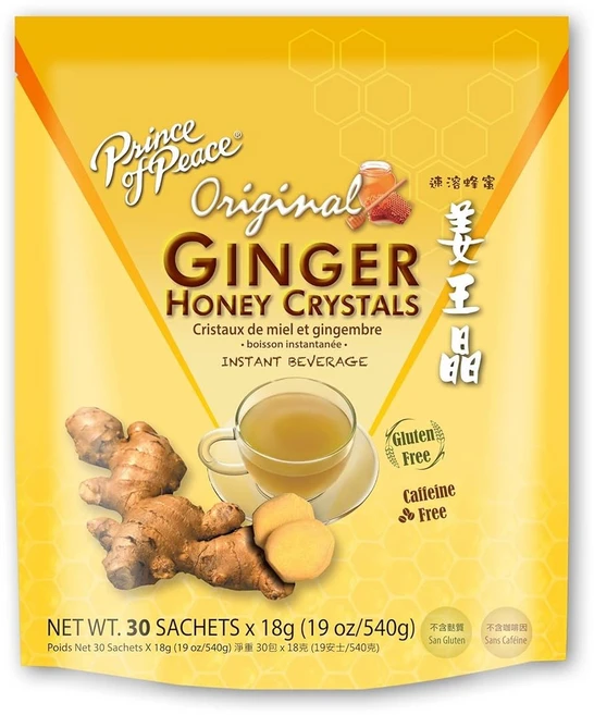 프린스오브피스 진저 허니 크리스탈 티 30개입, 18g, 1개 - 쿠팡