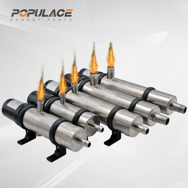 디젤 발전기 예열 온수조절 물 순환 항온 히터 사이클, 3KW (업그레이드 버전은 온도 조절 가능)