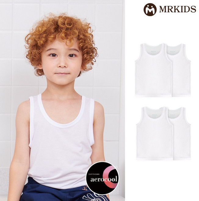 [흡습속건]에어로쿨 아동 남아 런닝 4종세트
