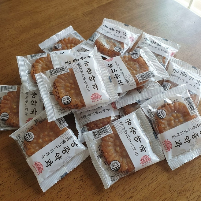 궁중약과 900g 30개입 대용량 달지않은 쫀득한 부드러운 전통과자, 30개