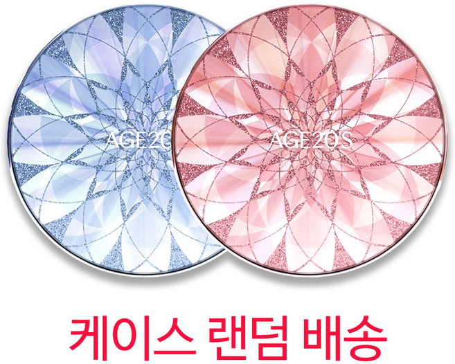 에이지투웨니스 더 블루밍 다이아 에센스 커버 팩트, 21호, 1개