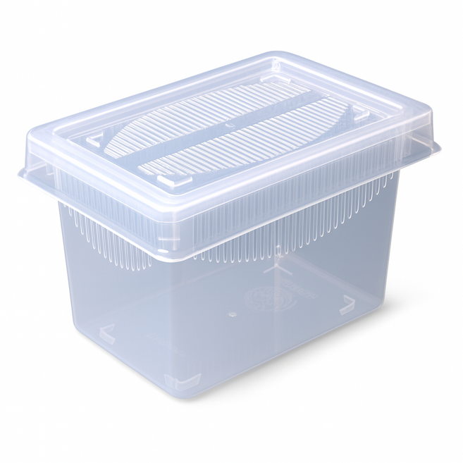 레파즈 적재형케이지 중사이즈 크레스티드게코 파충류 사육장, 1개, 화이트