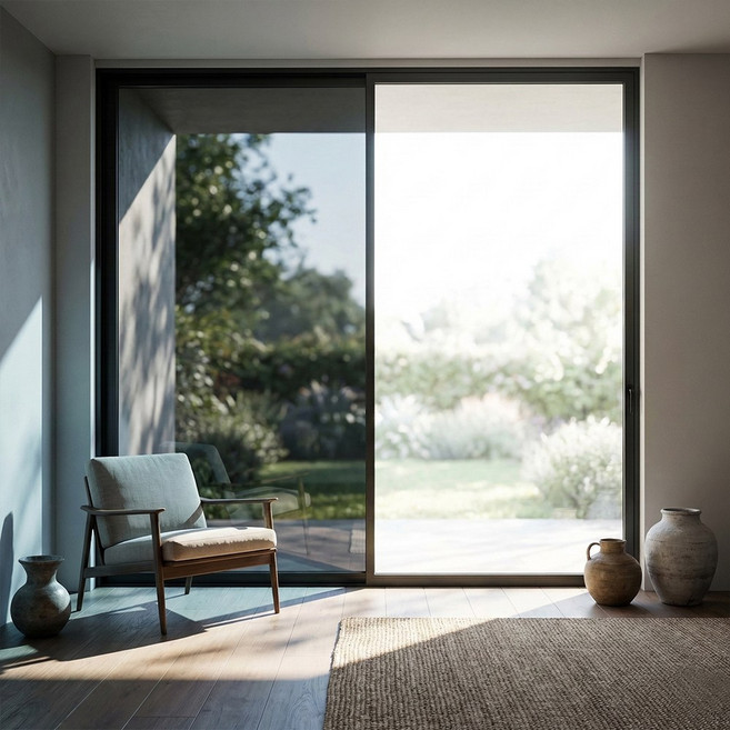 무점착 창문 사생활보호 단열필름 썬팅 시트지, 매직블랙