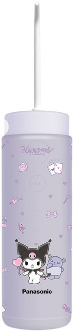 파나소닉 쿠로미와 함께하는 깜찍한 데일리 구강케어 휴대용 제트워셔 구강세정기, EW-DJ31, 화이트