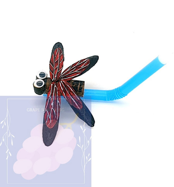 GS 풀피리 만들기 잠자리 유아미술키트