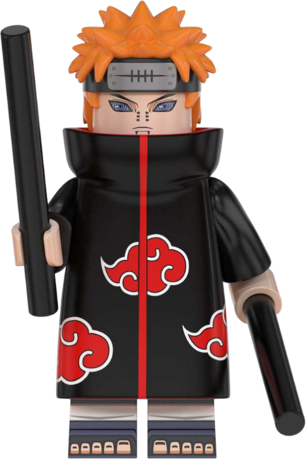 나루토 닌자액션 애니 캐릭터 호환블럭 브릭미니피규어 컬렉션 취미/수집/장식/컬렉션용 커스텀 호환 블록피규어 8종 시리즈 05, 1개, NA-0501. 야히코
