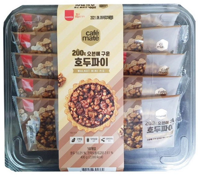 삼립 오븐에 구운 호두파이, 400g, 1개