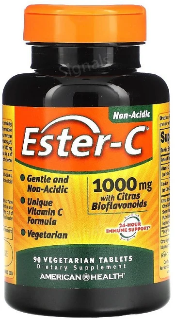 에스터C 비타민씨 1000mg 시트러스 바이오플라보노이드 함유 90캡슐, 1개, 90정 - 쿠팡