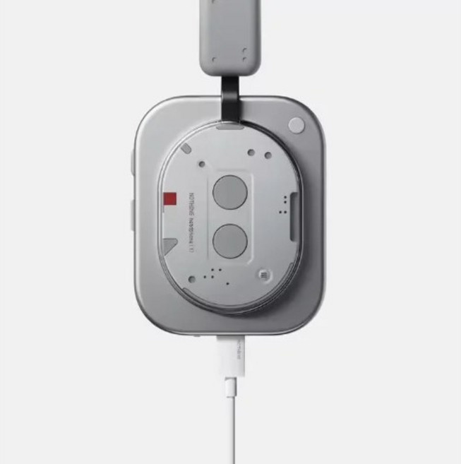 낫싱 헤드폰 1 Nothing headphone (1) 노이즈 캔슬링 블루투스 헤드셋, 블랙