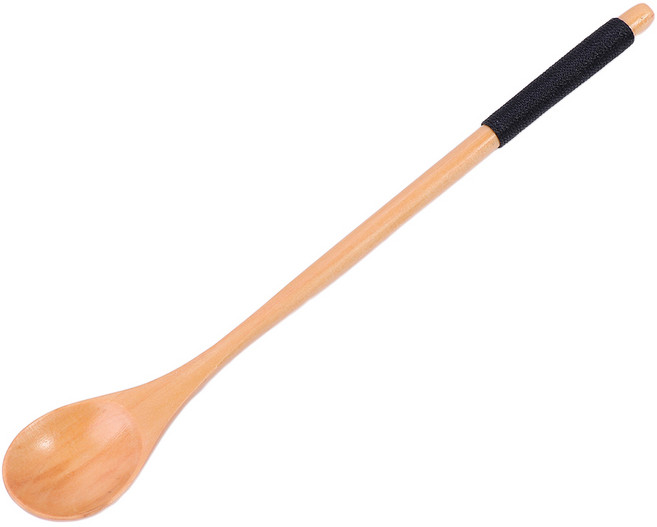 중국 스타일 내구성 작은 스푼 주방 식기 Flatware 나무 숟가락 수프 커피, 03 C, 1개