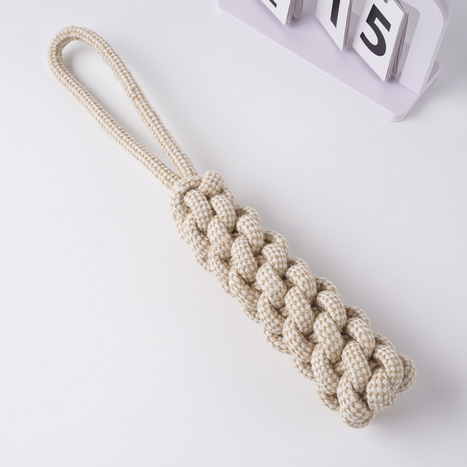 개가 장난감을 갉아먹다 강아지 음식 숨기기 장난감, 면마 소형 손잡이 옥수수 27*5*5cm 95g, 1