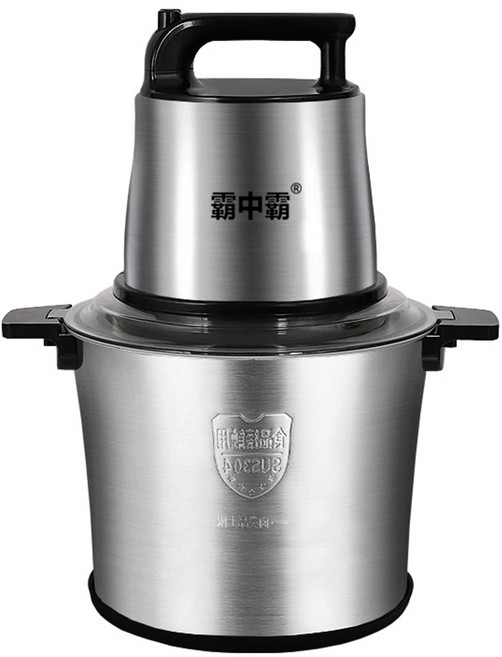 霸中霸 絞肉機 12L大容量商用家用電動碎菜機, 12L不鏽鋼絞肉機