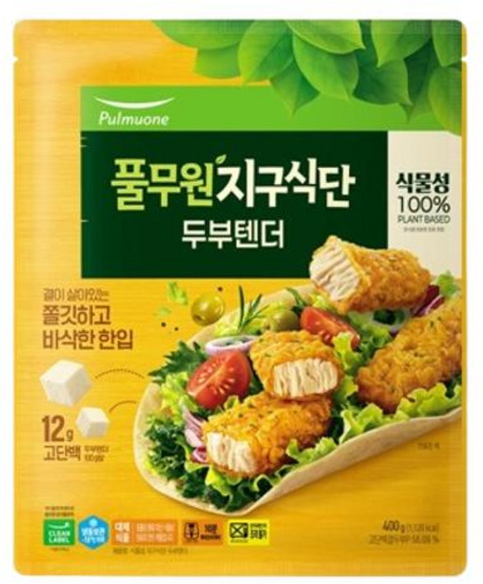 두부텐더 풀무원지구식단, 1개, 400g