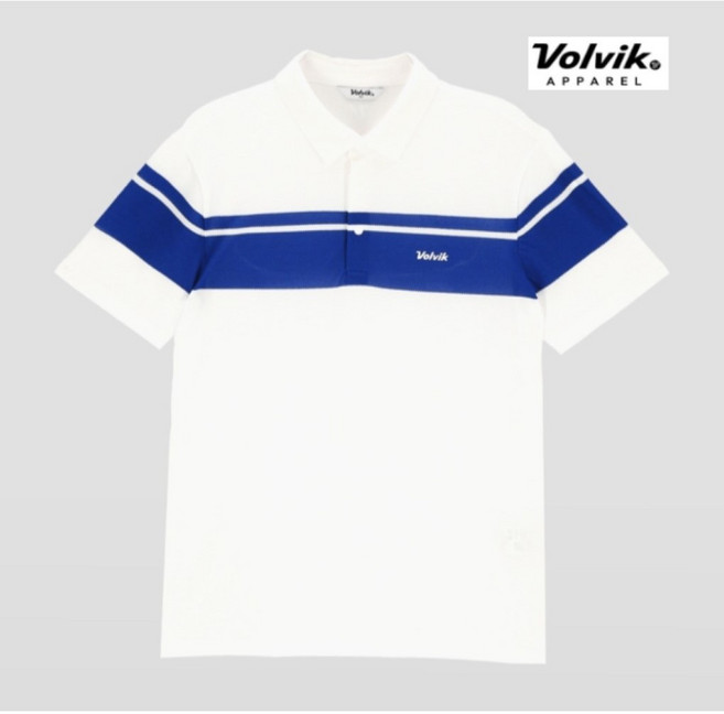 볼빅 남성 에센셜 메쉬 보더 제에리 반팔 티셔츠 VMTSP492