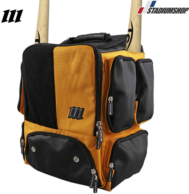 모리모토 유소년 디바이더 스포츠 백팩 야구 가방, 옐로우, 1개