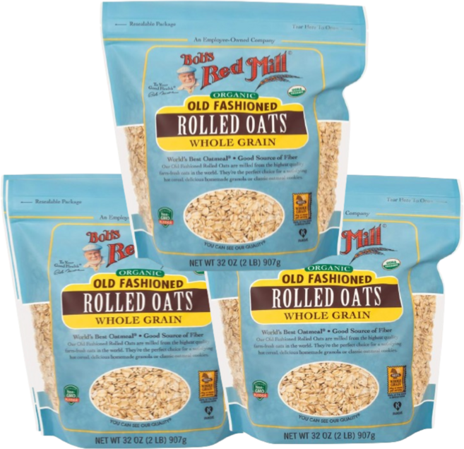 [밥스 레드 밀] 퀵 쿠킹 롤드 오트 907 g 3 SET, 907g, 1개