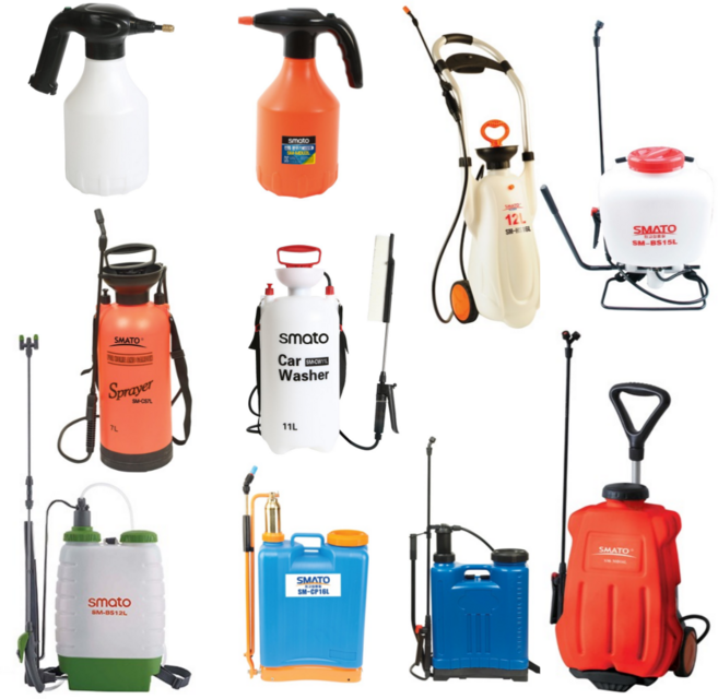 이동식분무기 손수레분무기 제초분무기 농약살포기 세차분사기 방역소독기 SMATO, SM-HS12L, 1개