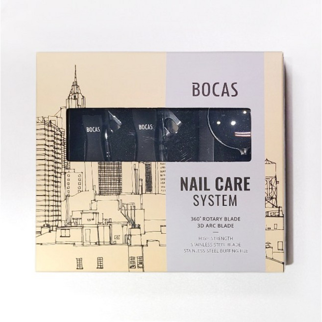 [BOCAS]보카스 각질제거기SET+손발톱깍이SET, 1개, 1세트