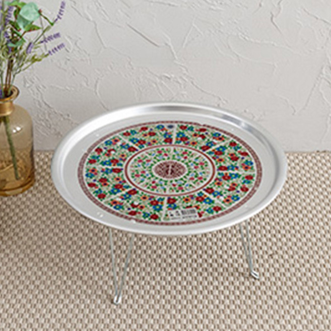 그루인 스타 레트로 접이식 양은밥상 1호 425x190