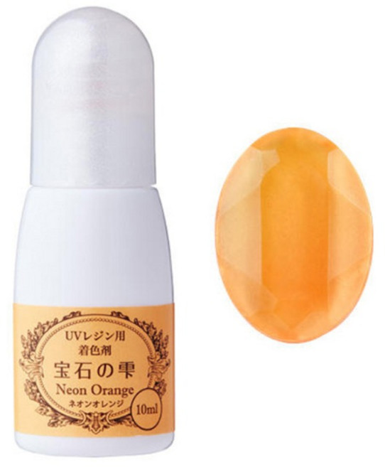 파디코 레진 조색제 10ml - 네온 오렌지, (403232), 네온 오렌지 10ml, 1개