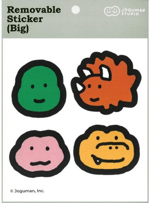 [조구만] NEW 리무버블 빅 스티커, 1개, A. 하찮은공룡들