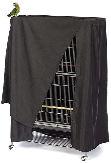 케이지 덮개 암막 새장 앵무새 커버 꿀잠 커튼 둥지 방풍, 블랙 /104x69x122, 1개, 블랙 210