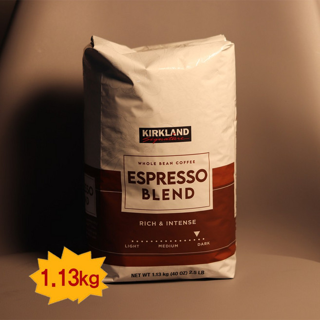 코스트코 커클랜드 에스프레소블랜드 다크 (코피코캔디증정), 1.13kg, 1개, 홀빈(분쇄안함)