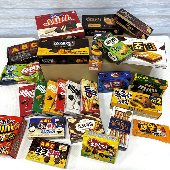 [달달한 초코만 모음] 과자야놀자 초코만모아놨세트, 1개